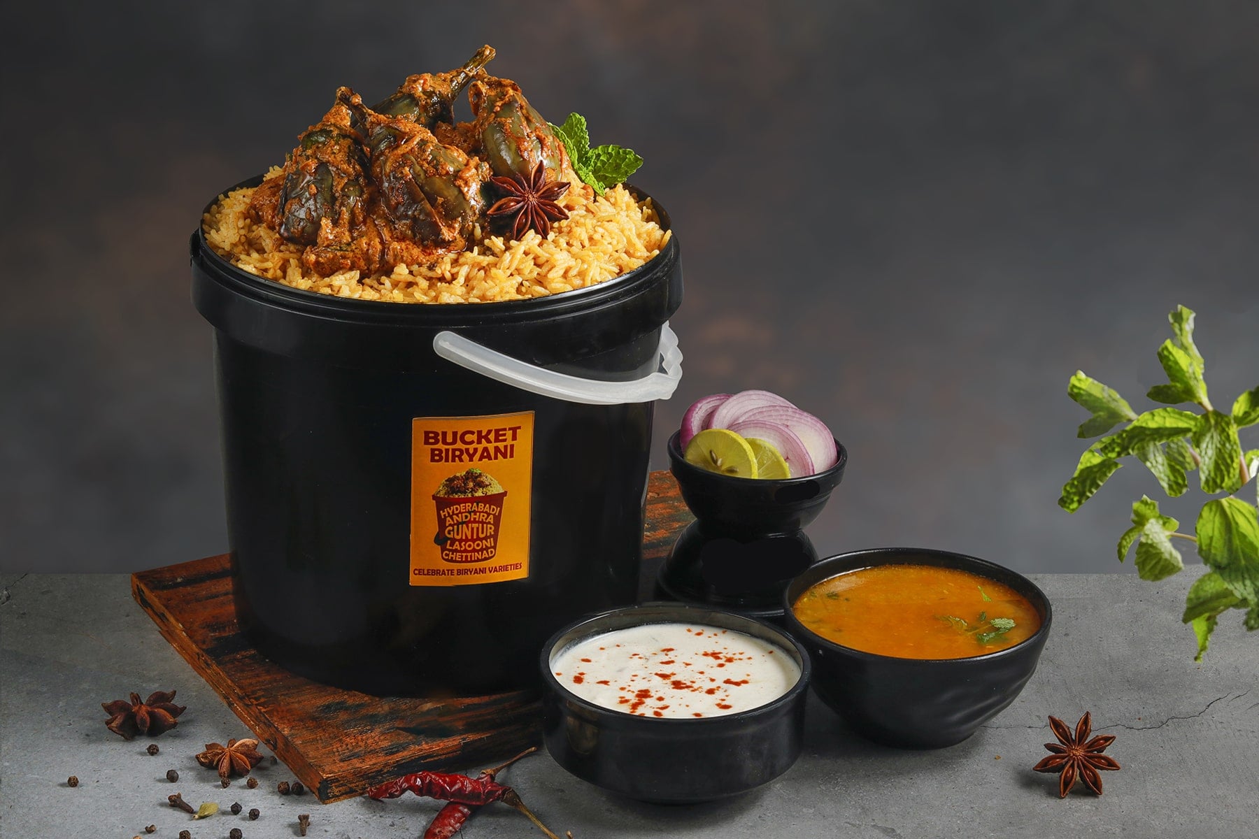 Gutti Vankaya (Brinjal) Biryani 