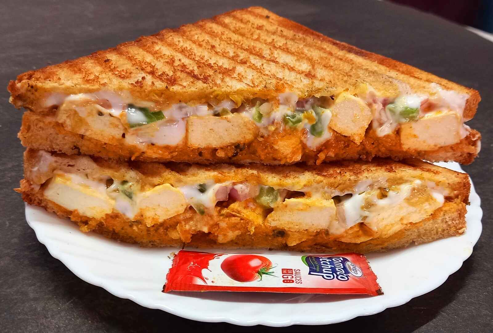 Paneer Tikka Sandwich